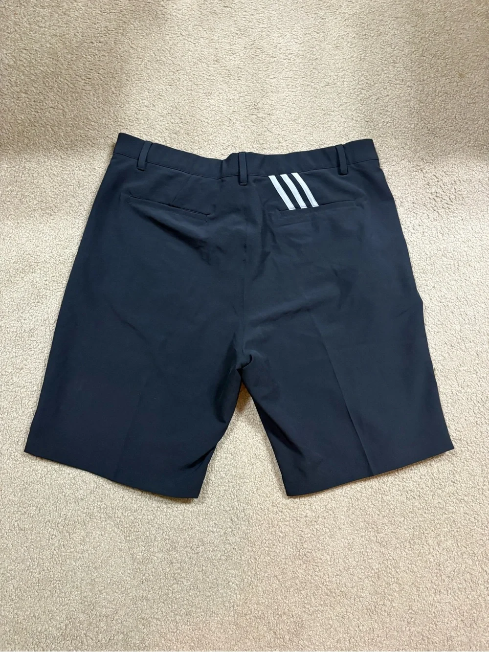 adidas Men’s Black Flat Front Performance Shorts